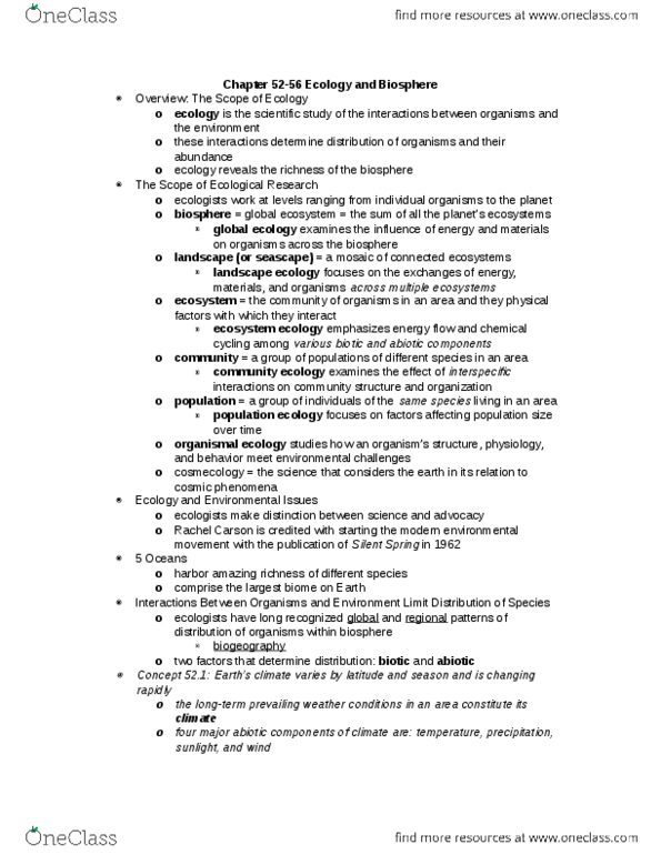 BISC 120Lg Lecture Notes - Lecture 1: Intertidal Zone, Littoral Zone, Antarctic Circle thumbnail