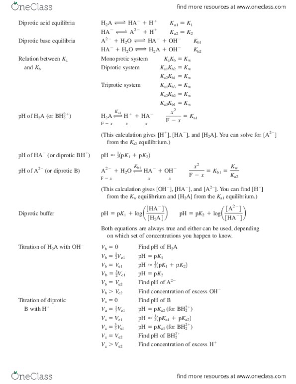 CHEM 2AA3 Chapter Notes - Chapter 11: Amphoterism, Proline, Sodium Oxalate thumbnail