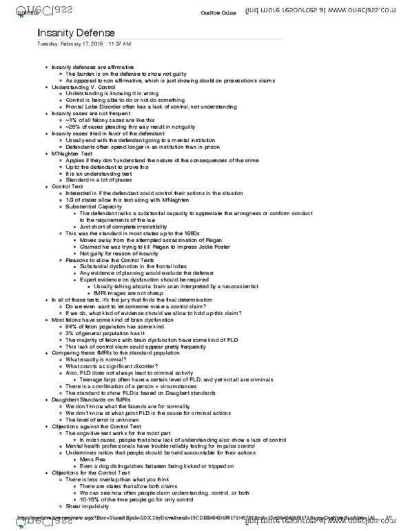PSCI 4396 Lecture Notes - Lecture 11: Cognitive Test, Microsoft Onenote thumbnail