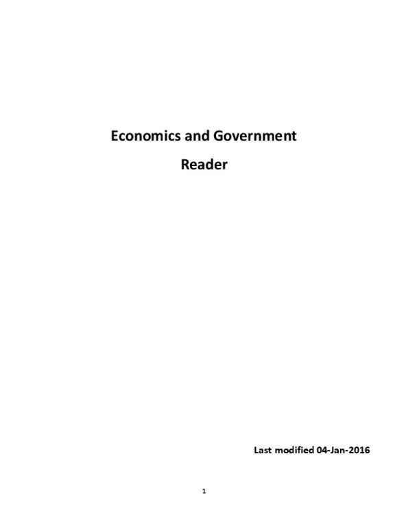 ECON 104 Chapter 1-10: Economics and Government Reader thumbnail