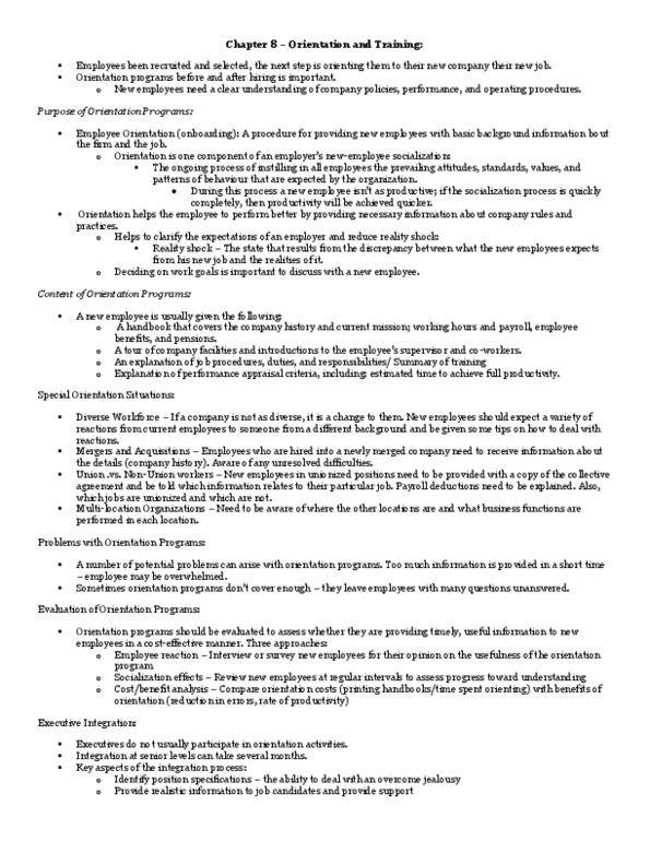 MHR 523 Lecture Notes - Task Analysis, Job Analysis, Instructional Design thumbnail