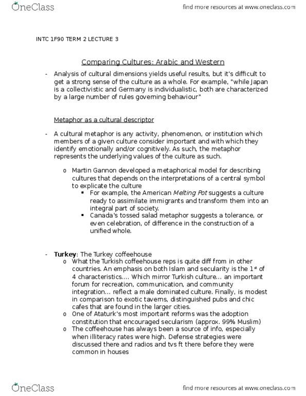 INTC 1F90 Lecture Notes - Lecture 3: Collectivism, Bsc Young Boys thumbnail