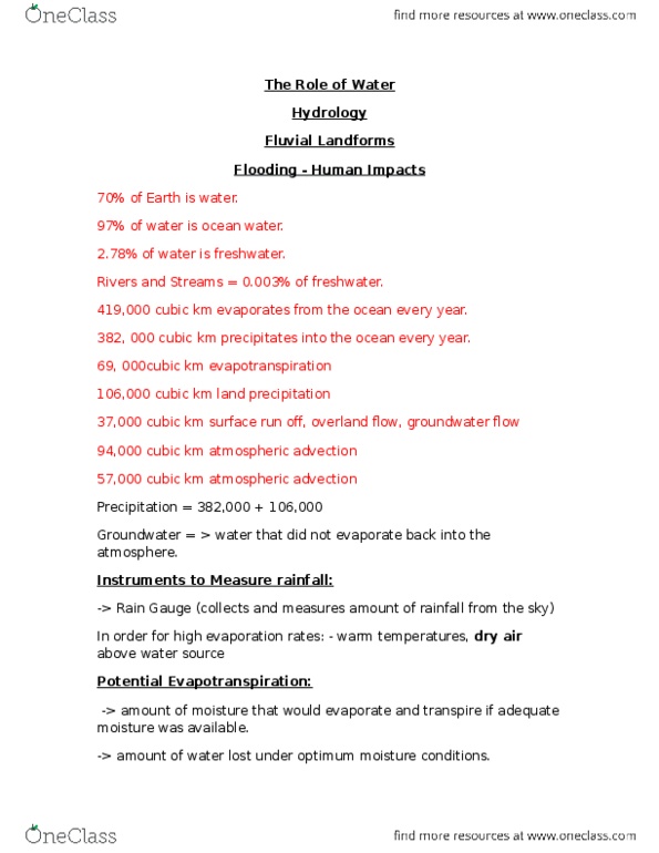 Geography 1100 Lecture Notes - Lecture 12: Advection, Evapotranspiration, Turbulence thumbnail