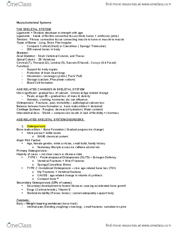 Health Sciences 3701A/B Lecture Notes - Lecture 3: Radiography, Urk, Percutaneous Vertebroplasty thumbnail