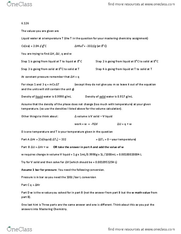 CHEM 1010H Chapter 6: CHEM 1010H Answers, 6.126 thumbnail