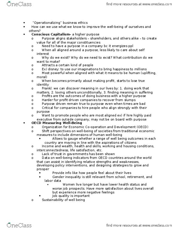 BAET 20300 Lecture Notes - Lecture 11: Impact Investing, Multistakeholder Governance Model, Gender Inequality thumbnail