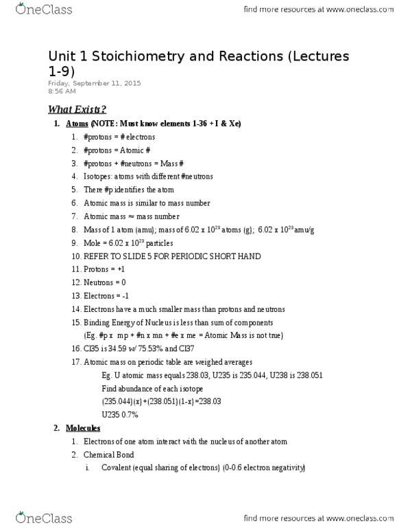 CHM110H5 Lecture Notes - Lecture 9: Sodium Hydroxide, Ideal Gas, Equivalence Point thumbnail