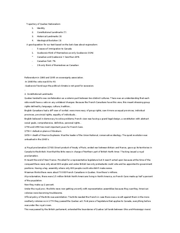 POL371H1 Lecture Notes - Majority Rule, Double Majority, Charlottown thumbnail