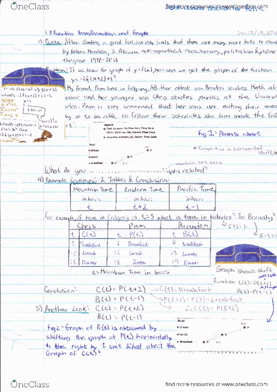 MATH 100 Lecture Notes - Lecture 4: Eastern Time Zone, Pacific Time Zone, Mountain Time Zone thumbnail