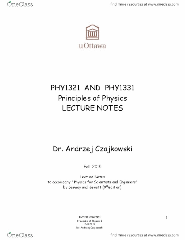 PHY 1321 Chapter Notes - Chapter 3: William Thomson, 1St Baron Kelvin, Kelvin, Celsius thumbnail