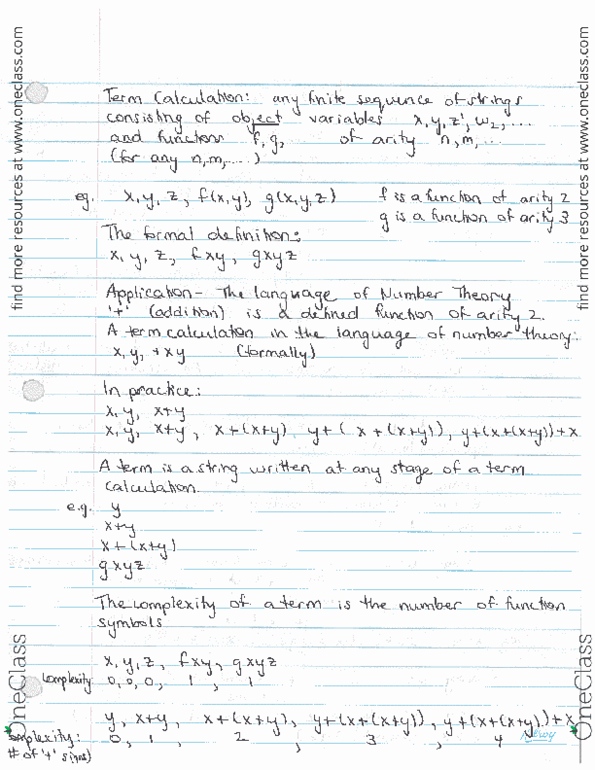 MATH 1090 Lecture Notes - Lecture 11: First-Order Logic, Atomic Formula, Arity thumbnail