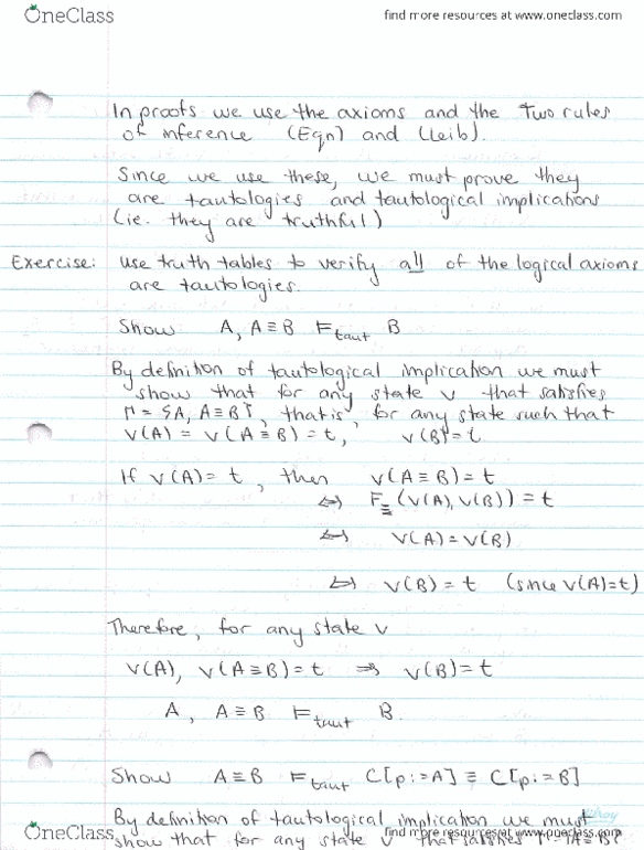 MATH 1090 Lecture Notes - Lecture 10: Nan, Soundness, Contraposition thumbnail