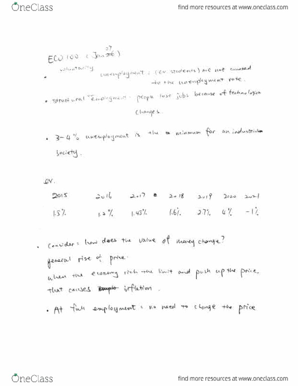 ECO101H1 Lecture Notes - Lecture 2: Clang, Ator thumbnail