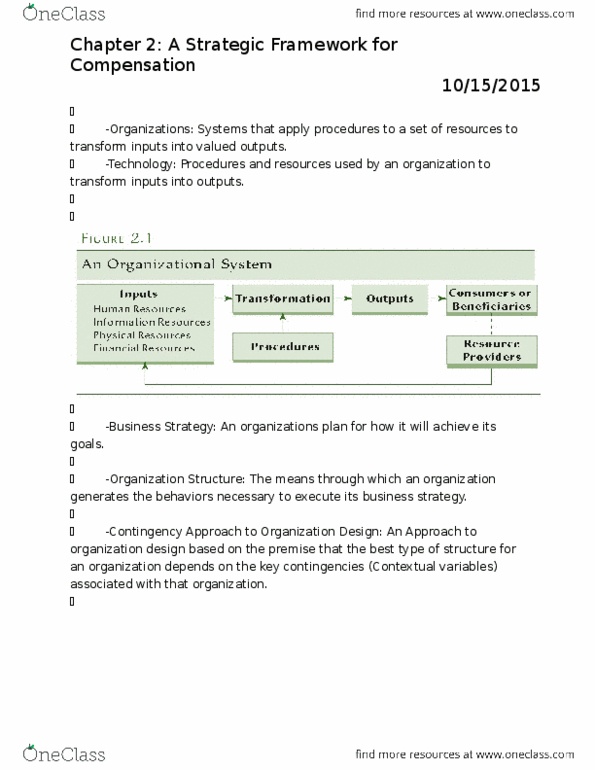 ADMS 3490 Chapter Notes - Chapter 2: Organizational Architecture, Design Thinking, Organizational Culture thumbnail