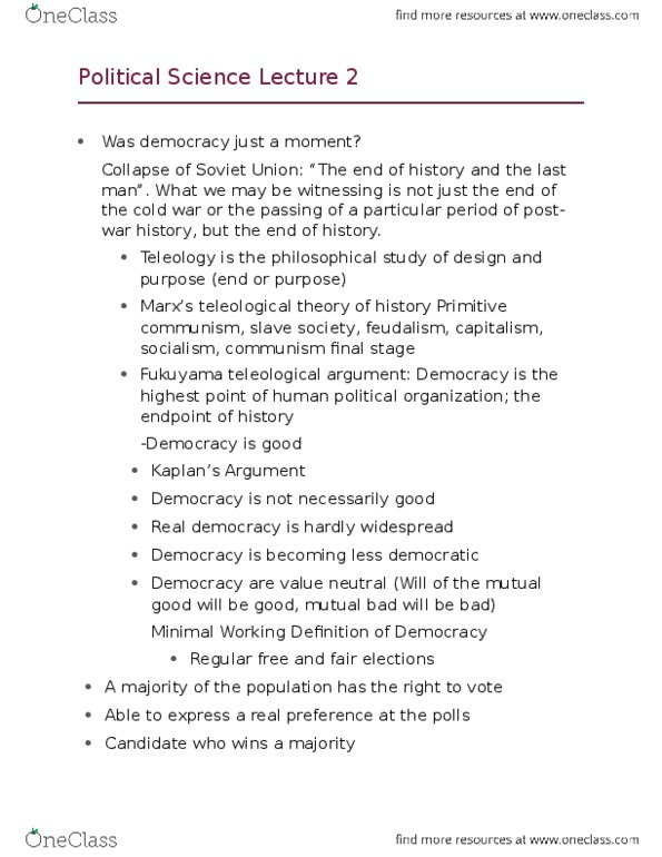 POL101Y1 Lecture Notes - Lecture 2: Primitive Communism, Self-Determination, Public Space thumbnail