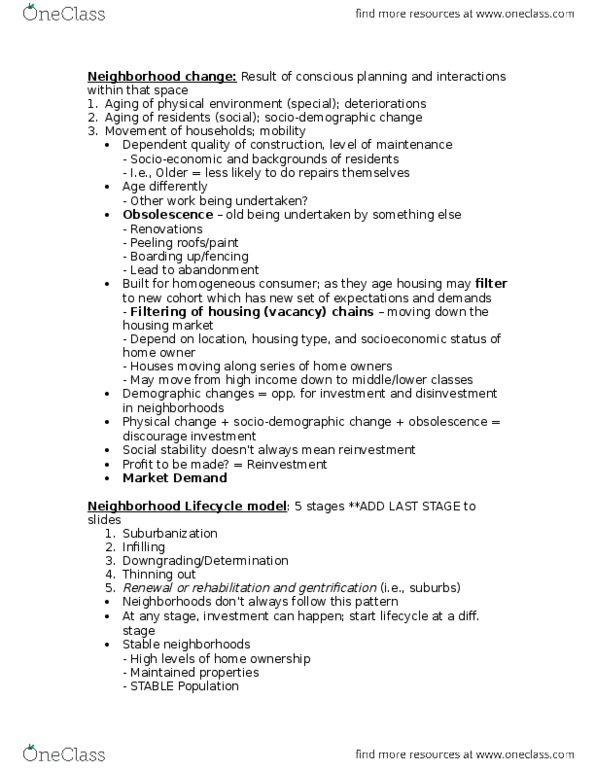 GEOG 2220 Lecture Notes - Lecture 9: Public Housing, Automobile Dependency, List Of House Types thumbnail