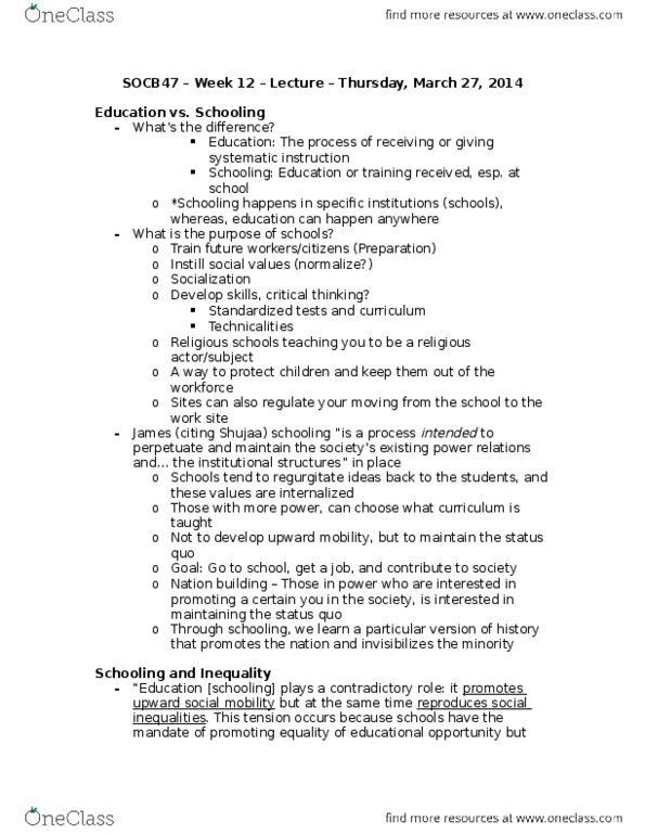 SOCB47H3 Lecture Notes - Lecture 12: Canadian Multiculturalism Act, Paulo Freire, Transphobia thumbnail