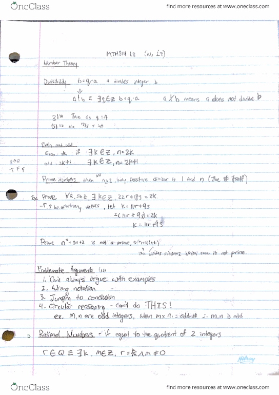 MTH 314 Lecture Notes - Lecture 8: Notation3 thumbnail