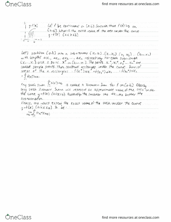 MAT136H1 Lecture Notes - Lecture 3: Axa, Riemann Integral, Flac thumbnail