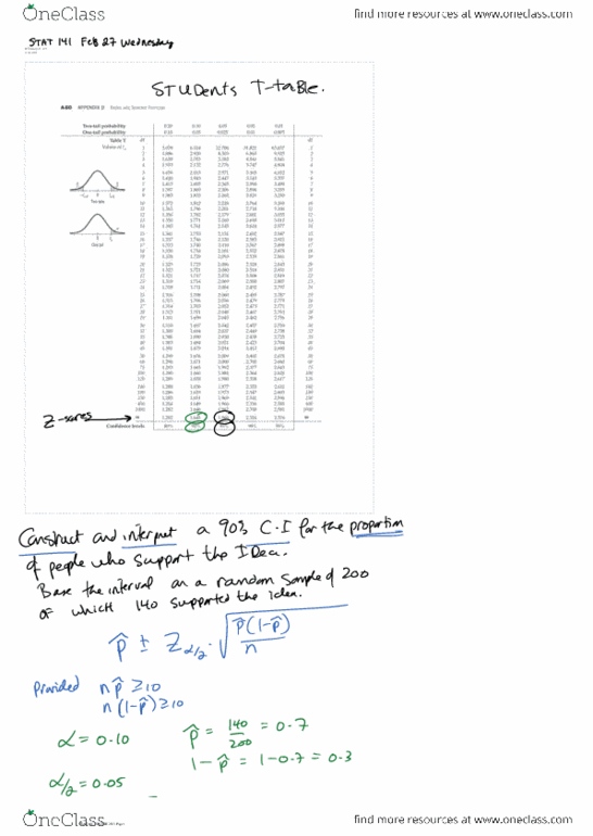 RCO100 Lecture 1: STAT 141 Feb 27 wednesday thumbnail