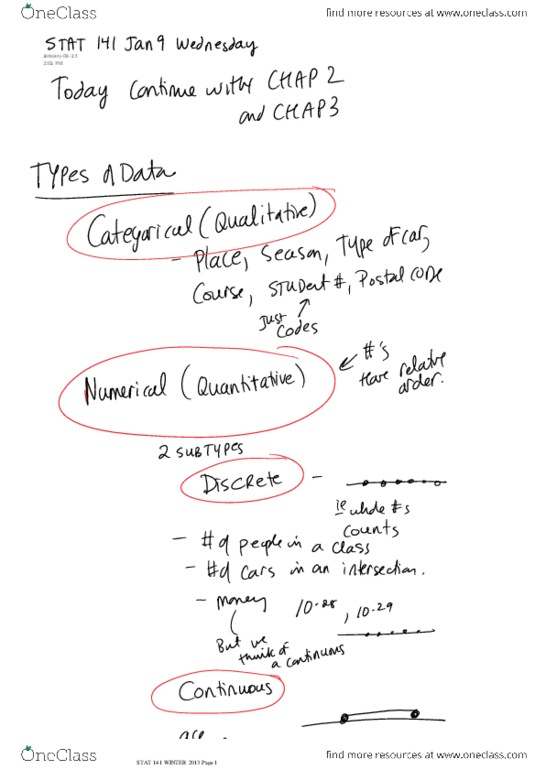 RCO100 Lecture 4: STAT 141 Jan 9 wednesday thumbnail