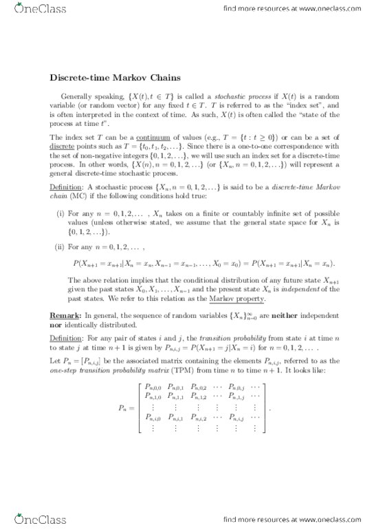 STAT333 Lecture Notes - Lecture 9: Equivalence Class, Identity Matrix, Random Variable thumbnail