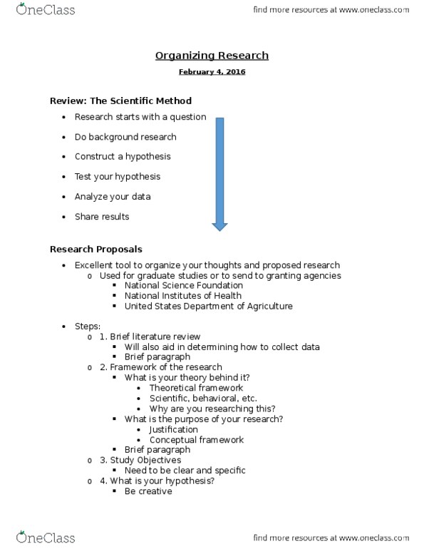 ANS 4932 Lecture Notes - Lecture 8: Conceptual Framework thumbnail