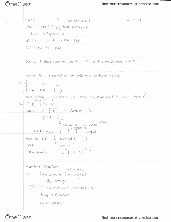 FIN 497 Lecture Notes - Lecture 1: Concatenation, Narn, Junkers D.I thumbnail