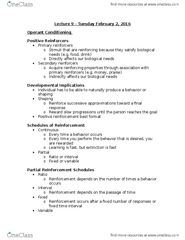 PS102 Lecture Notes - Lecture 9: Albert Bandura, Interactive Voice Response, Analgesic thumbnail