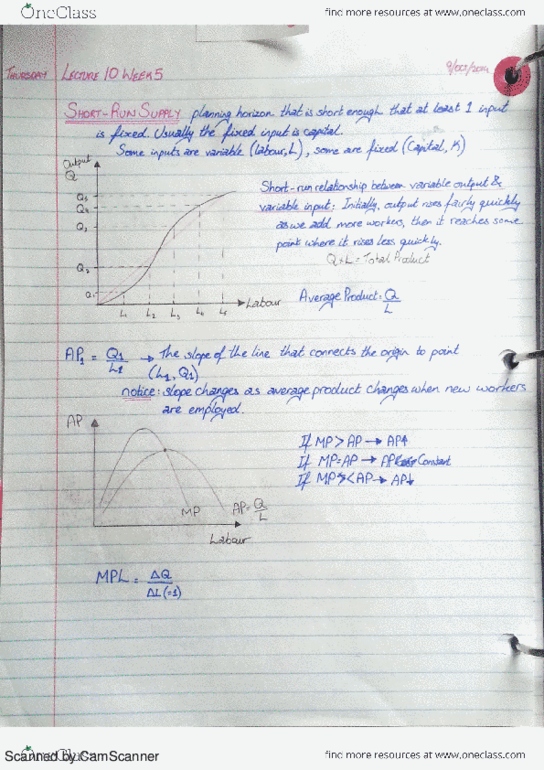 ECON 301 Lecture 10: Lecture 10 week 5 thumbnail