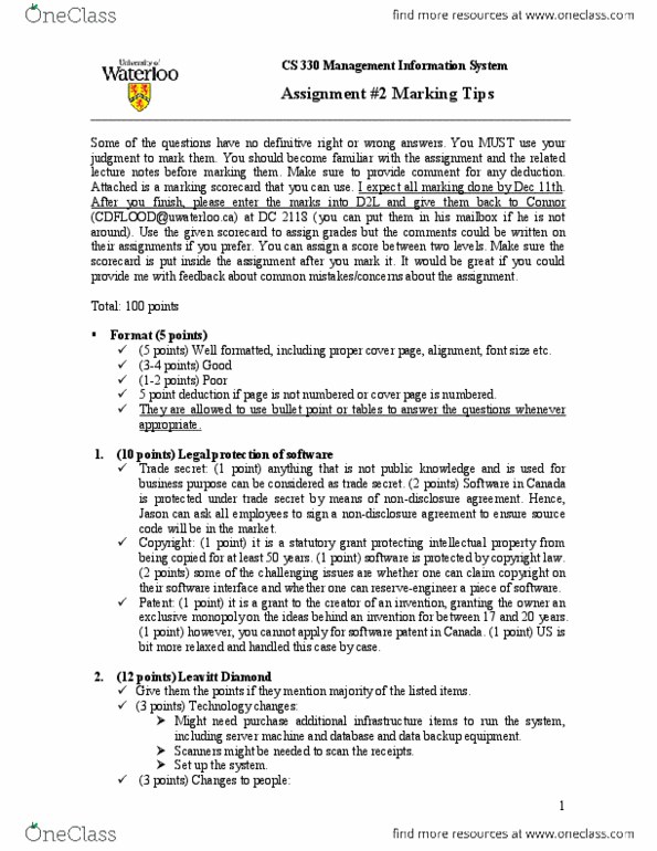 CS330 Lecture Notes - Lecture 20: Public Knowledge, Wimax, Software Patent thumbnail