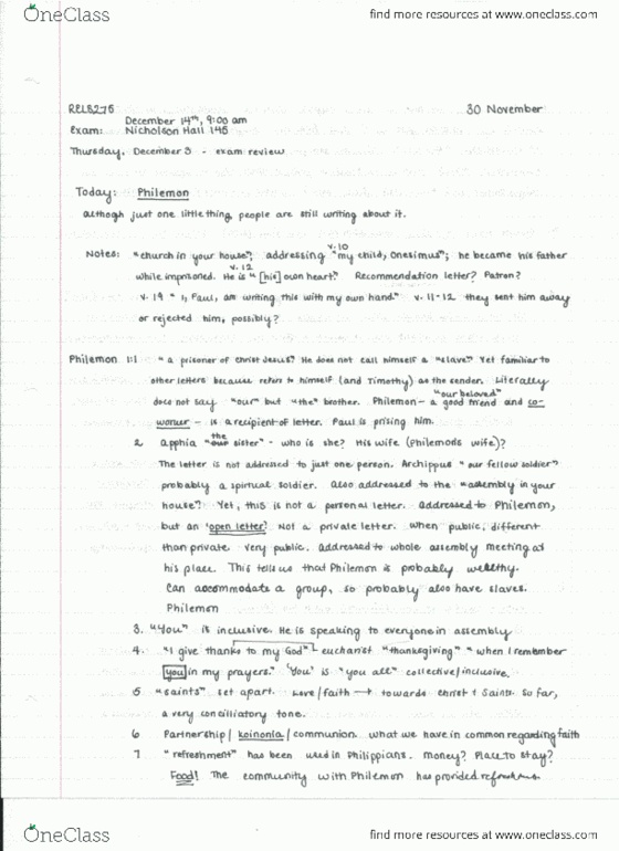 REL275 Lecture Notes - Lecture 39: Typographical Error, Recommendation Letter, Cound thumbnail