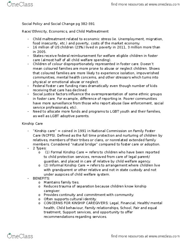 SOC240H5 Lecture Notes - Lecture 8: Natural Arch, Institutional Racism thumbnail