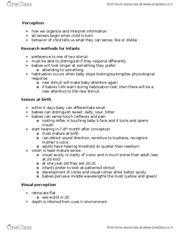 PSY 2114 Lecture Notes - Lecture 3: Face Perception, Phoneme, Language Development thumbnail