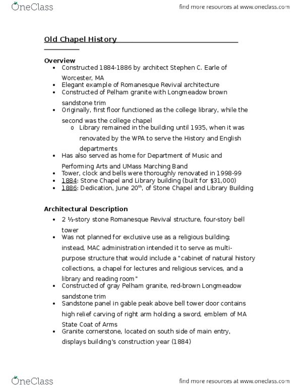 COMM 121 Lecture Notes - Lecture 2: Fide, Carillon, W. E. B. Du Bois Library thumbnail