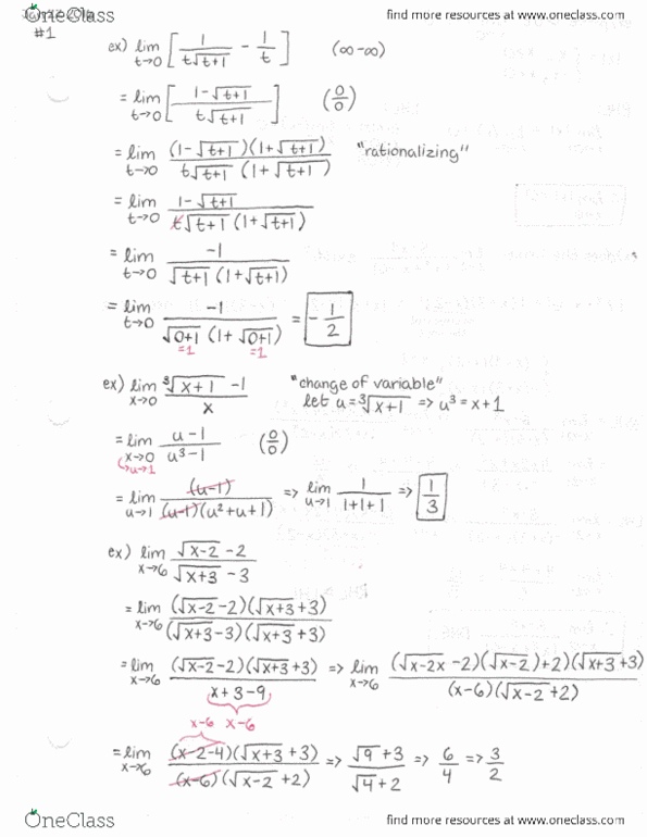 MATH114 Lecture Notes - Lecture 9: Oat, Classification Of Discontinuities thumbnail
