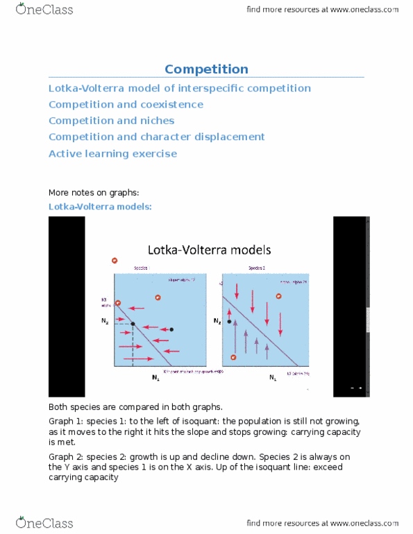 BIOL208 Lecture Notes - Lecture 21: Competitive Exclusion Principle, Mechanical Equilibrium, Interspecific Competition thumbnail