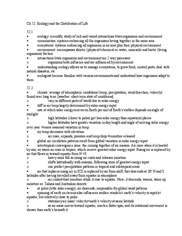 BIOB50H3 Chapter Notes -Continental Drift, Species Pool, Succulent Plant thumbnail