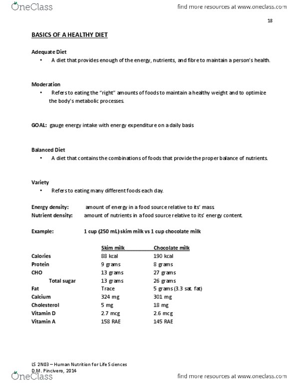 LIFESCI 2N03 Lecture Notes - Lecture 2: Polyunsaturated Fat, Nutrient Density, Fabaceae thumbnail