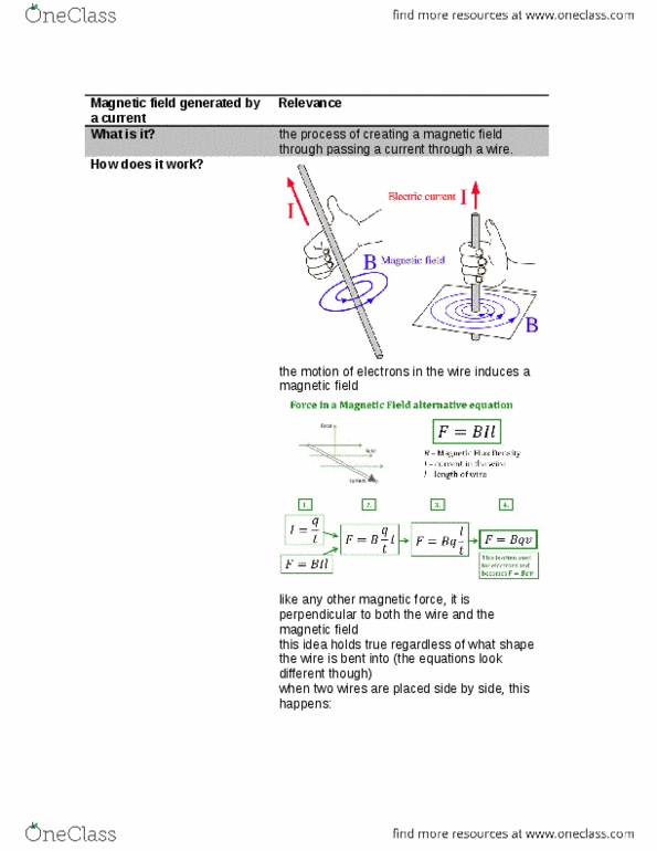 PHY137H5 Lecture Notes - Lecture 8: Ferromagnetism, Electric Current thumbnail
