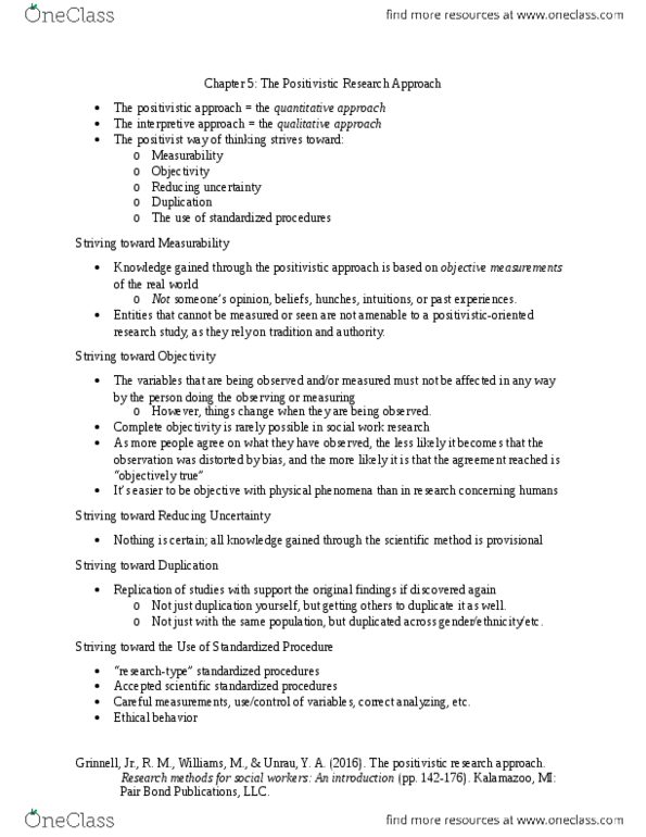 SW 300 Chapter Notes - Chapter 5: Subset, Statistical Inference, Descriptive Statistics thumbnail