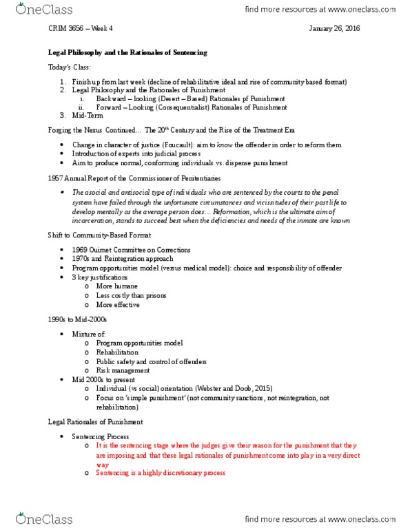 CRIM 3656 Lecture Notes - Lecture 4: Circular Reasoning, Risk Management, Eye For An Eye thumbnail