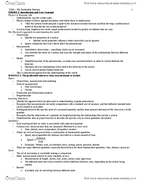 PHYSICS 1BB3 Lecture Notes - Lecture 1: Gravitational Acceleration, Length Scale, Guadalupe-Nipomo Dunes thumbnail