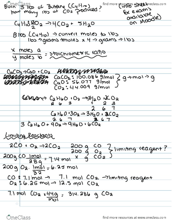 CHEM 111 Lecture Notes - Lecture 7: Reagent, Moodle thumbnail
