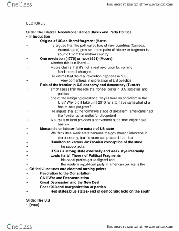 POL218Y5 Lecture Notes - Lecture 8: Mercantilism, General Agreement On Tariffs And Trade, American Recovery And Reinvestment Act Of 2009 thumbnail