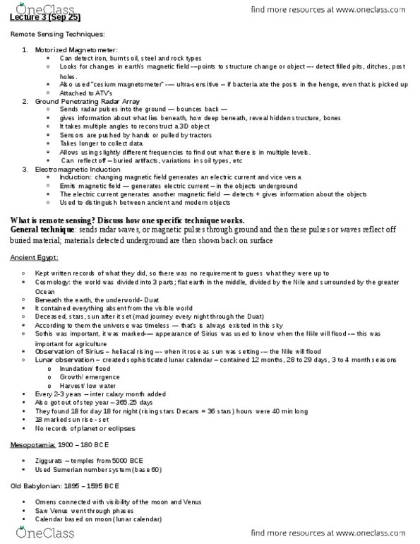 NATS 1745 Lecture Notes - Lecture 3: Remote Sensing, Ground-Penetrating Radar, Heliacal Rising thumbnail