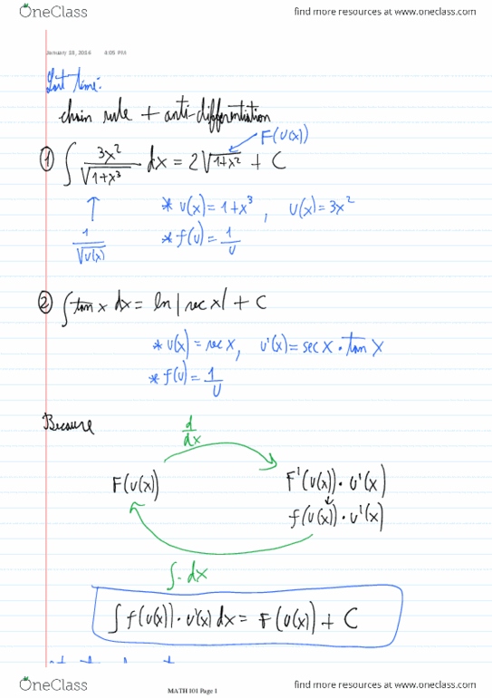 MATH 101 Lecture Notes - Lecture 7: Aomedia Video 1 thumbnail