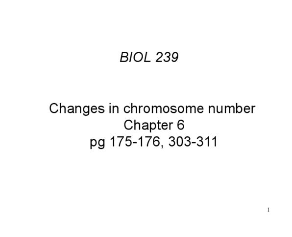 BIOL239 Lecture 6: BIOL239set7 chromosome number thumbnail