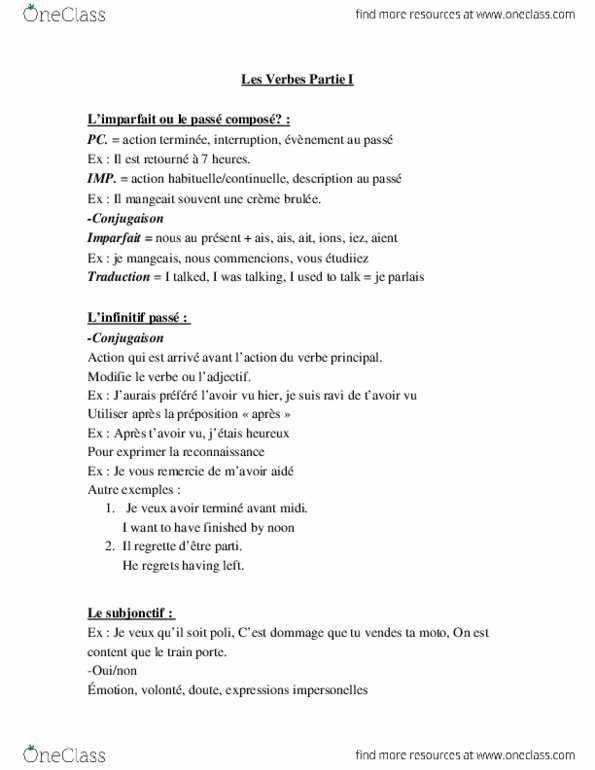FRE180H5 Lecture Notes - Lecture 2: Lavoir, Le Temps thumbnail