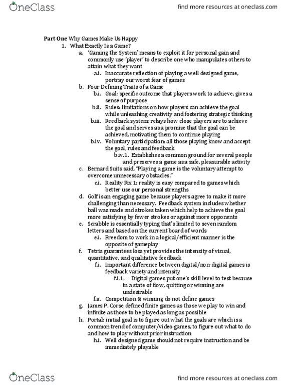 CS 4730 Chapter Notes - Chapter 1: Eustress, Experience Sampling Method thumbnail